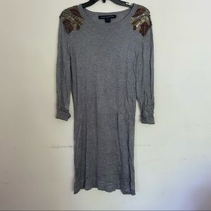French Connection Sweater Dress With Beading 12